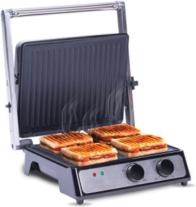 AGARO Grand 2000 Watts Super Jumbo Sandwich Maker With Non-Stick Grill Plates, Open Grill