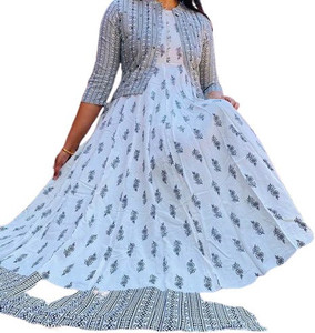 prathana Women Kurta Ethnic Jacket Set