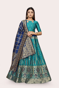 DISHWA Self Design Semi Stitched Lehenga Choli