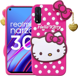 Wowcase Back Cover for Realme Narzo 30, Cute Hello Kitty Case