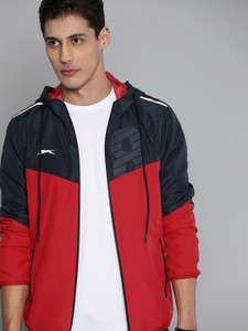 SLAZENGER Full Sleeve Colorblock Men Jacket