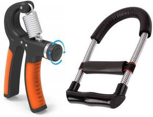 M MOD CON Combo - Adjustable Hand Grip band & Wrist Exerciser gripper ...