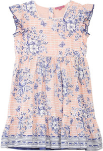 BIBA Girls Midi/Knee Length Casual Dress