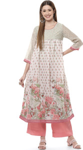 BIBA Women Printed Straight Kurta