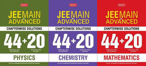 44+20 Years Chapterwise Solutions Maths, Physics, Chemistry Combo For JEE (Adv + Main)