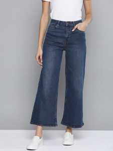CHEMISTRY Flared Women Dark Blue Jeans