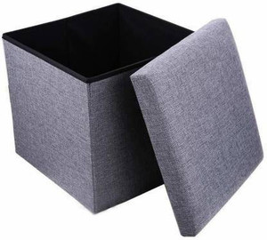 FerxiicExpo Collapsible Folding Storage Ottoman Cube Fabric Foot Rest Stool Toys Storage Box Living & Bedroom Stool