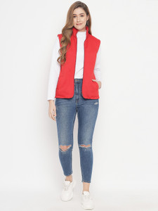 Nock Regular Sleeveless Solid Women Jacket
