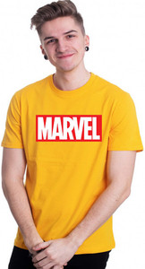 sms creation Typography Men Round Neck Yellow T-Shirt