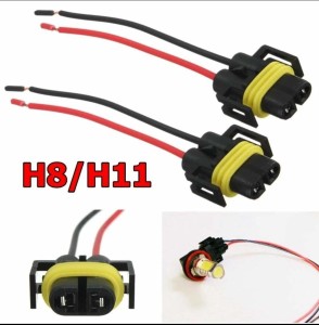 Auto-Ex H8/H11/H27 wiring harness socket holder female Cable for HID headlight fog lamp Car Bulb Holder