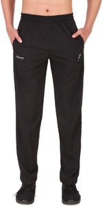 Tempest Solid Men Black Track Pants