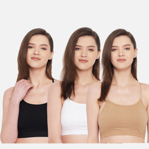 Effectinn महिलाओं के लिए स्पोर्ट्स नॉन-पैडेड ब्रा