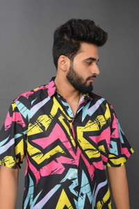 METRONAUT Men Printed Casual Multicolor Shirt