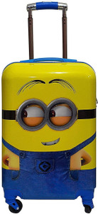 Swarn Products Minion Printed Suitcase/ Trolley Bag for Kids/Gifting purposes (Yellow -0508), Check-in Suitcase 4 Wheels - 20 inch