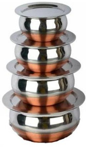 LIMETRO STEEL Pack of 4 Stainless Steel Dinner Set