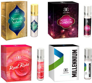 AROCHEM Nawab saheb Night in london Millennium Real rose Combo