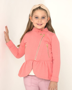 Cherry Crumble by Nitt Hyman Full Sleeve Solid Girls Jacket