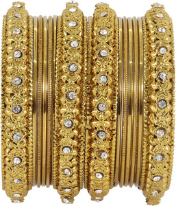 NMII Metal Zircon Bangle Set