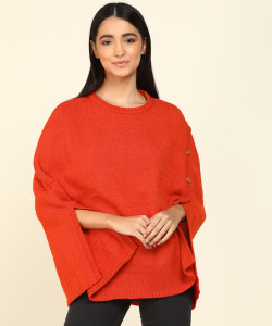 Park Avenue Women Acrylic Blend Poncho
