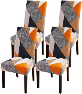 WeClever Polycotton Checkered Chair Cover
