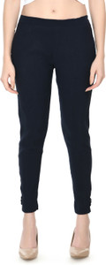 24Hour Fashion Regular Fit Women Blue Trousers