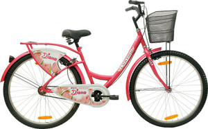BSA LADYBIRD DIANA 26 PINK 26 T लड़कियाँ की साइकिल / महिला साइकिल