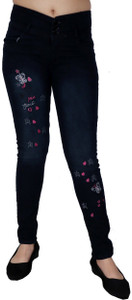 CHEENU GARMENTS Regular Girls Black Jeans