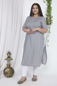 SHRITIKA Women Striped Straight Kurta