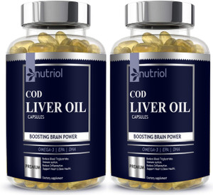 Nutriol Premium Cod Liver Oil Capsules, (G12) Premium