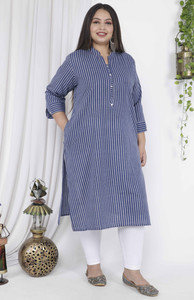 SHRITIKA Women Self Design Straight Kurta