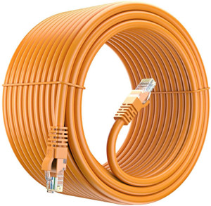 Sadow Patch Cable 30 m 30 Meters CAT 6 Ethernet Cable Lan Network CAT6 Internet Modem RJ45 Patch Cord