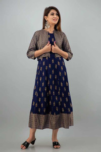 swadha fashion Women Printed A-line Kurta
