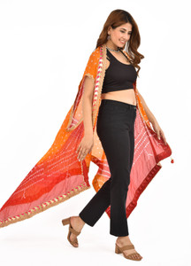 pk hub Art Silk Printed Women Dupatta