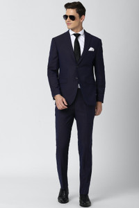 PETER ENGLAND Single Breasted Solid Men Suit