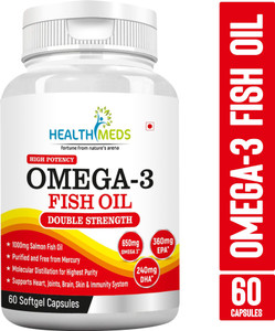 HealthMeds Double Strength Omega 3 Fish Oil 1000mg (360mg EPA & 240mg - Image 6