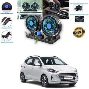 Motopex Hyundai grand i10 Car Auto Powerful 2 Speed Cooling Air Fan for Mini Cooper Car Interior Fan