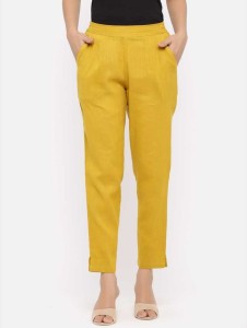 Buy YMS Cotton Lycra Cigarette Pants Online at Best Prices in India -  Snapdeal