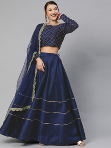 New Fashion Embroidered Semi Stitched Lehenga Choli