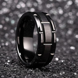 YELLOW CHIMES High Polished Stainless Steel Band Ring Stainless Steel Ring