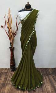 Pireva Embellished Bollywood Georgette Saree