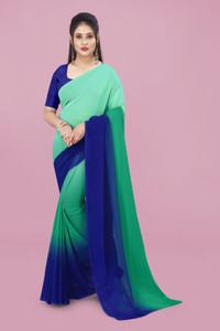 Anand Sarees Ombre, Dyed Bollywood Georgette Saree
