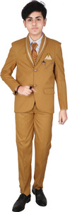 Eliq 5 PIECE COAT SUIT Solid Boys Suit