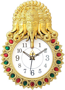 GrabBasket Analog 33 cm X 24 cm Wall Clock