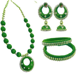 SRI Stone, Dori Green Jewellery Set