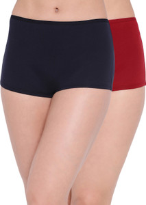 Lyra Women Boy Short Blue, Maroon Panty
