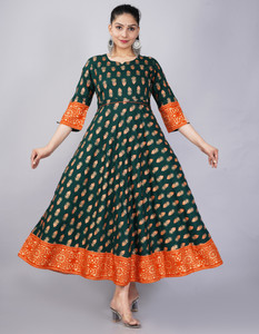 Mishree collection Women Printed Anarkali Kurta