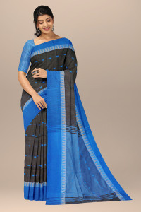 Bong ButiQ Self Design Narayanpet Handloom Cotton Blend Saree