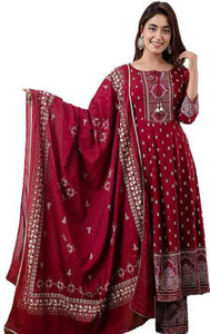 Dhibha Women Kurta Palazzo Set