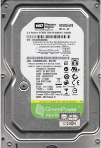 WD Green 500 GB Desktop Internal Hard Disk Drive (HDD) (WD5000AVD)