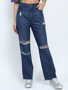 Tokyo Talkies Regular Women Blue Jeans
